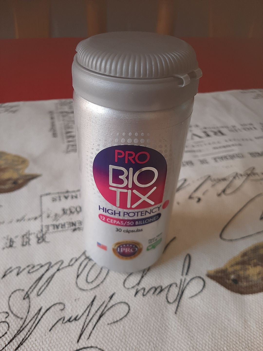 Customer photo review of Probiótico high potency 50B-30 cáps