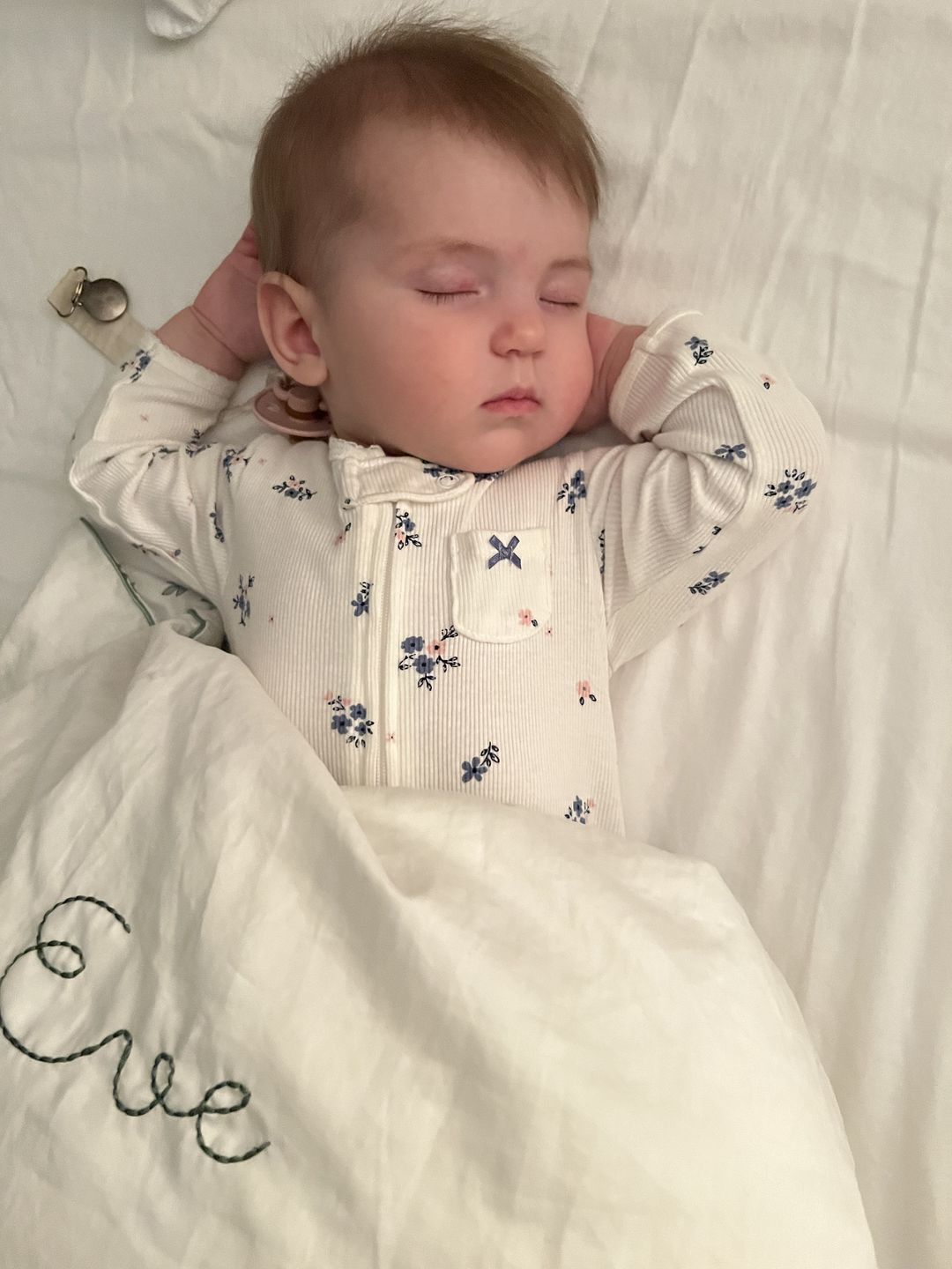 Customer photo review of Secret Garden Baby Duvet - Ivory