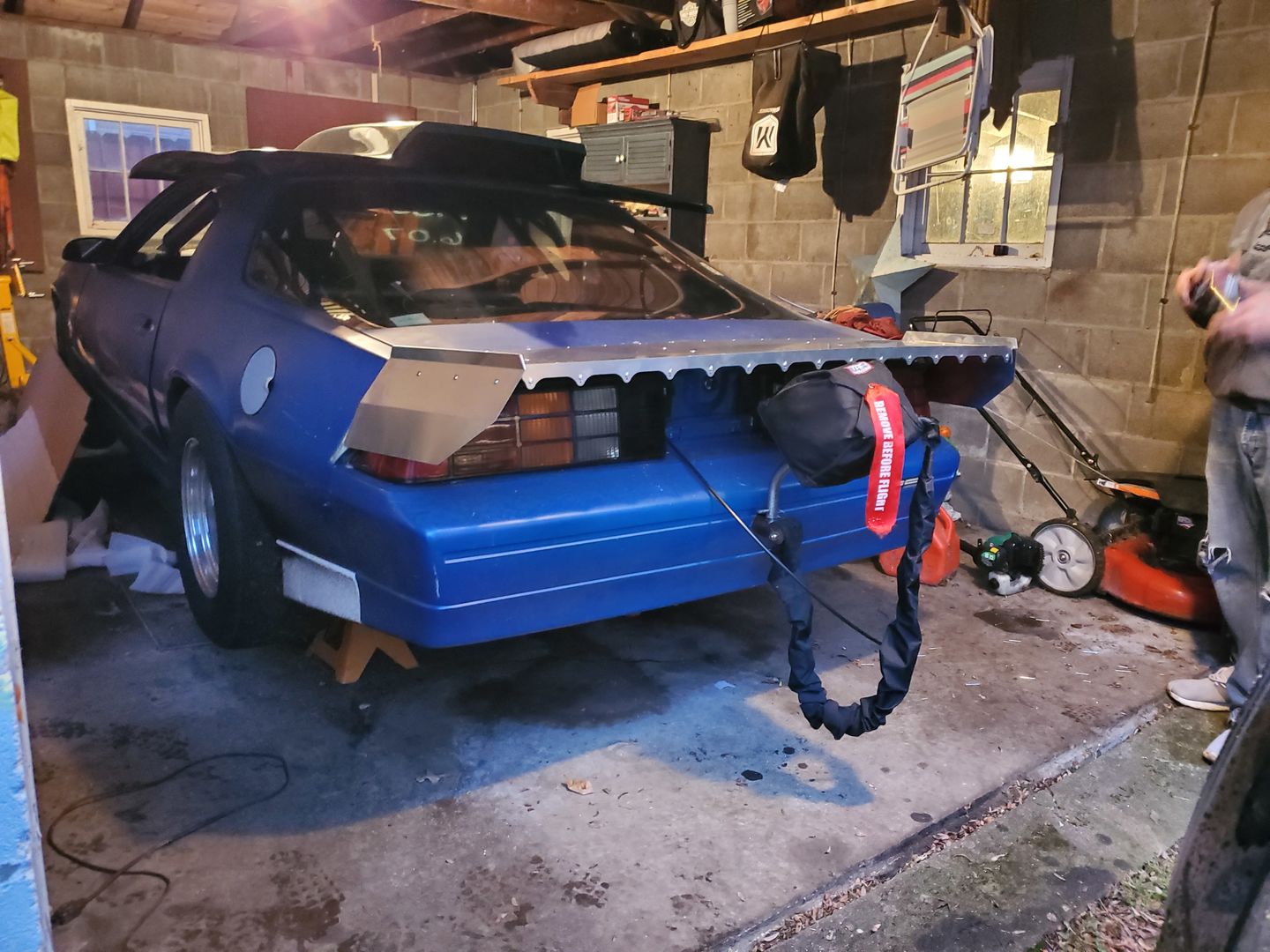 Customer photo review of 1982-92 Chevy Camaro Strutless Aluminum 15" Drag Wing 31-170