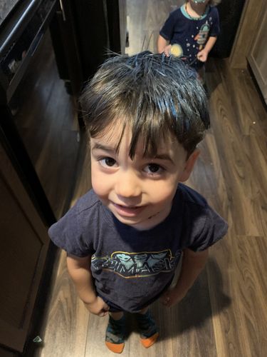 Customer photo review of Hair Color Wax