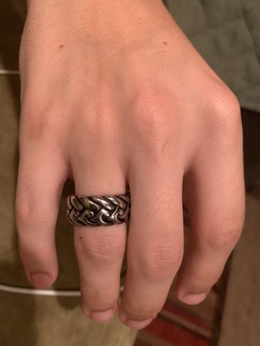 Customer photo review of Crashing Waves Ring