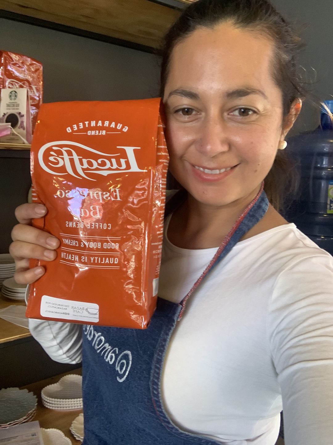 Customer photo review of Lucaffe Espresso Bar 1 kg Grano Entero