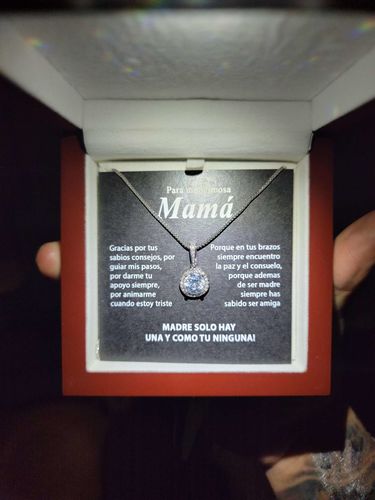 Customer photo review of Gracias Mamá / Eternal Hope Necklace / Black