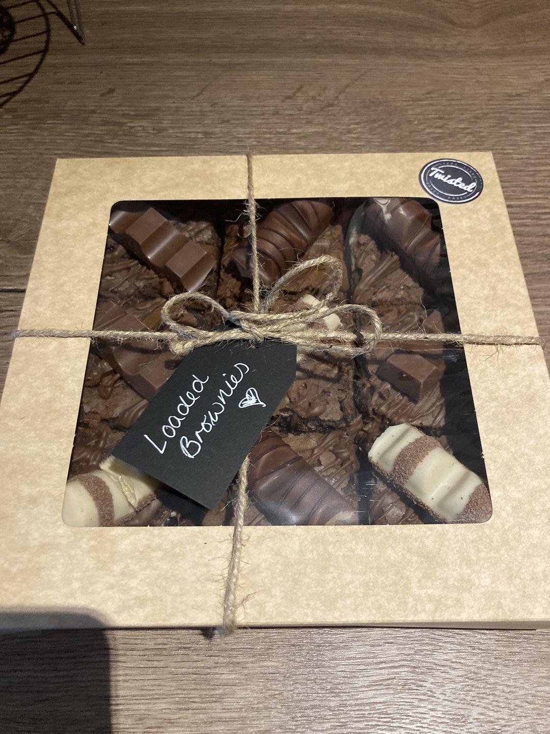 Customer photo review of Premium Cardboard Takeaway Boxes With Cellulose Clear Window Lid