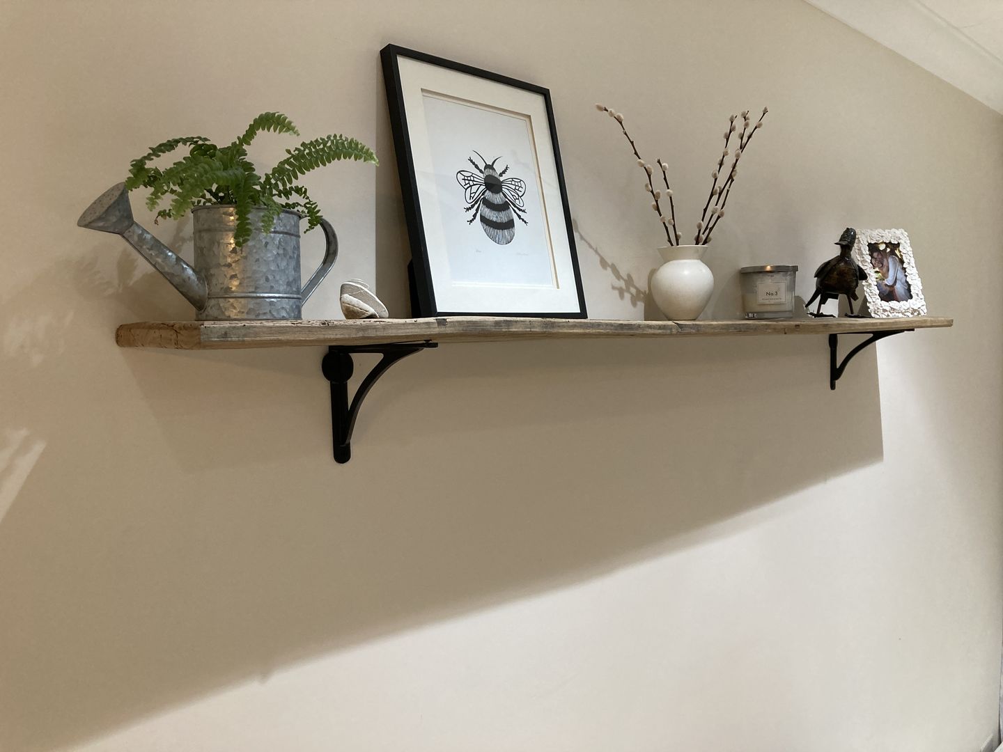 Customer photo review of 7 Inch Ironbridge Cast Iron Shelf Bracket