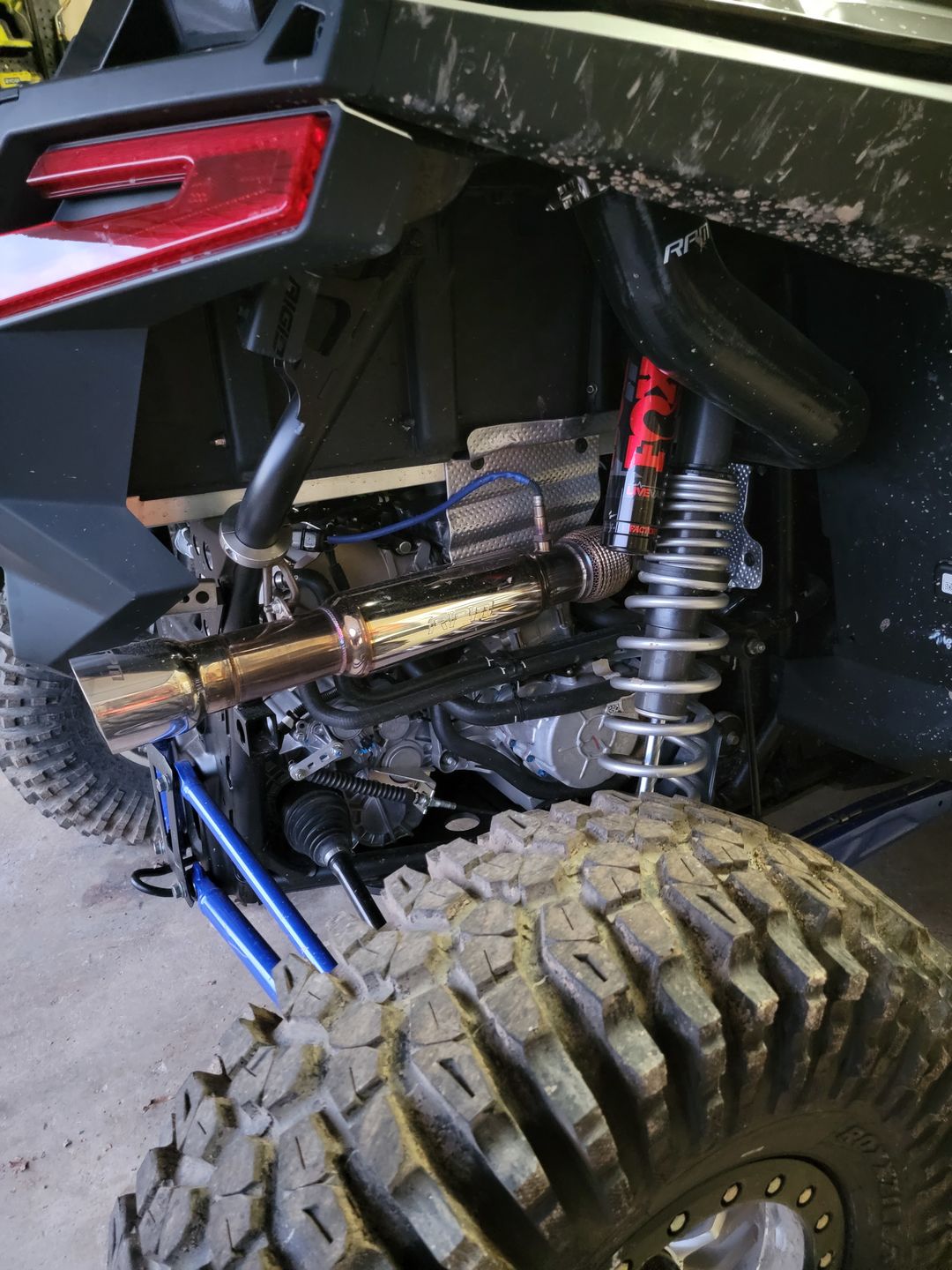 Customer photo review of Turbo RZR Desert Series 3" Full Stainless Exhaust System. Fits XPT, Pro XP , Turbo R & S