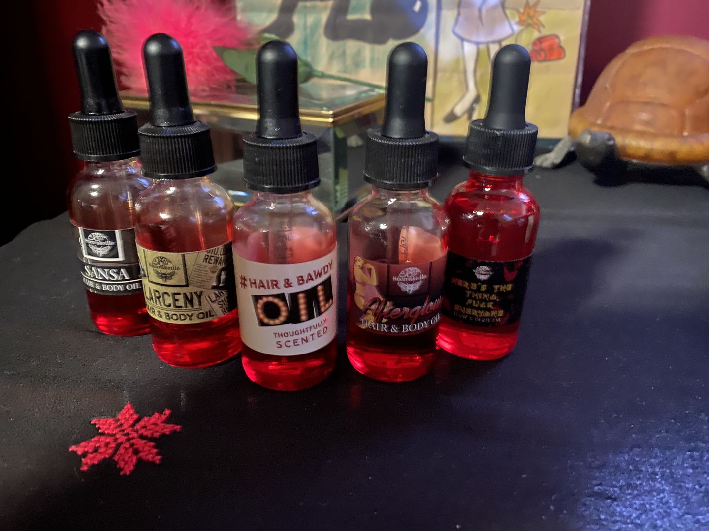 Customer photo review of Hair and Body Oil