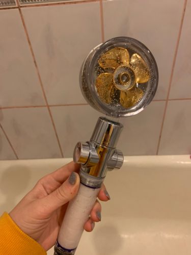 Customer photo review of Crystal Shower™ - Turbo Shower Head