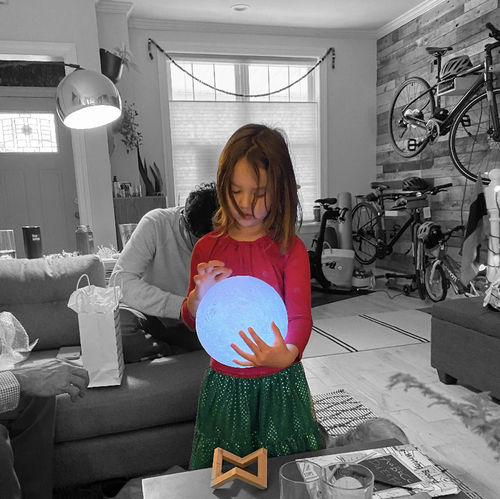 Customer photo review of The Original Moon Lamp™
