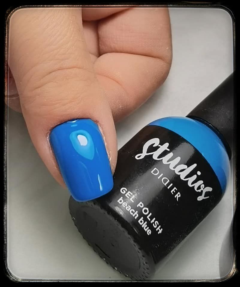 Customer photo review of Lac gel Studios Didier - Beach blue, 8ml