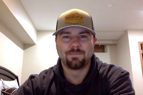 Customer photo review of Richardson 112 Custom Leather Patch Hat