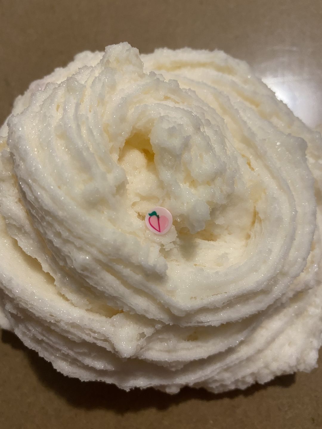 Customer photo review of Peach Yogurt