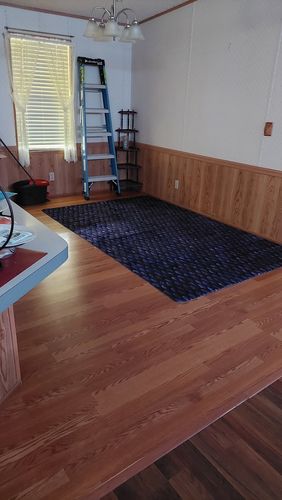 Customer photo review of Purple Dragon Scales Pattern Print Area Rug