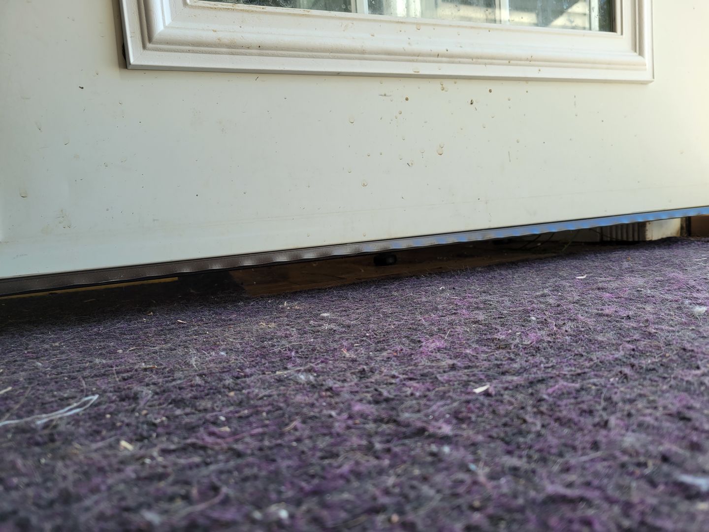 Customer photo review of 36" Universal 7/8" Between Darts Drive-On Door Sweep