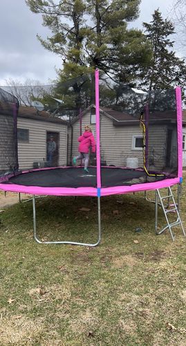 Customer photo review of Kangaroo Hoppers 14FT Round Kids Trampoline