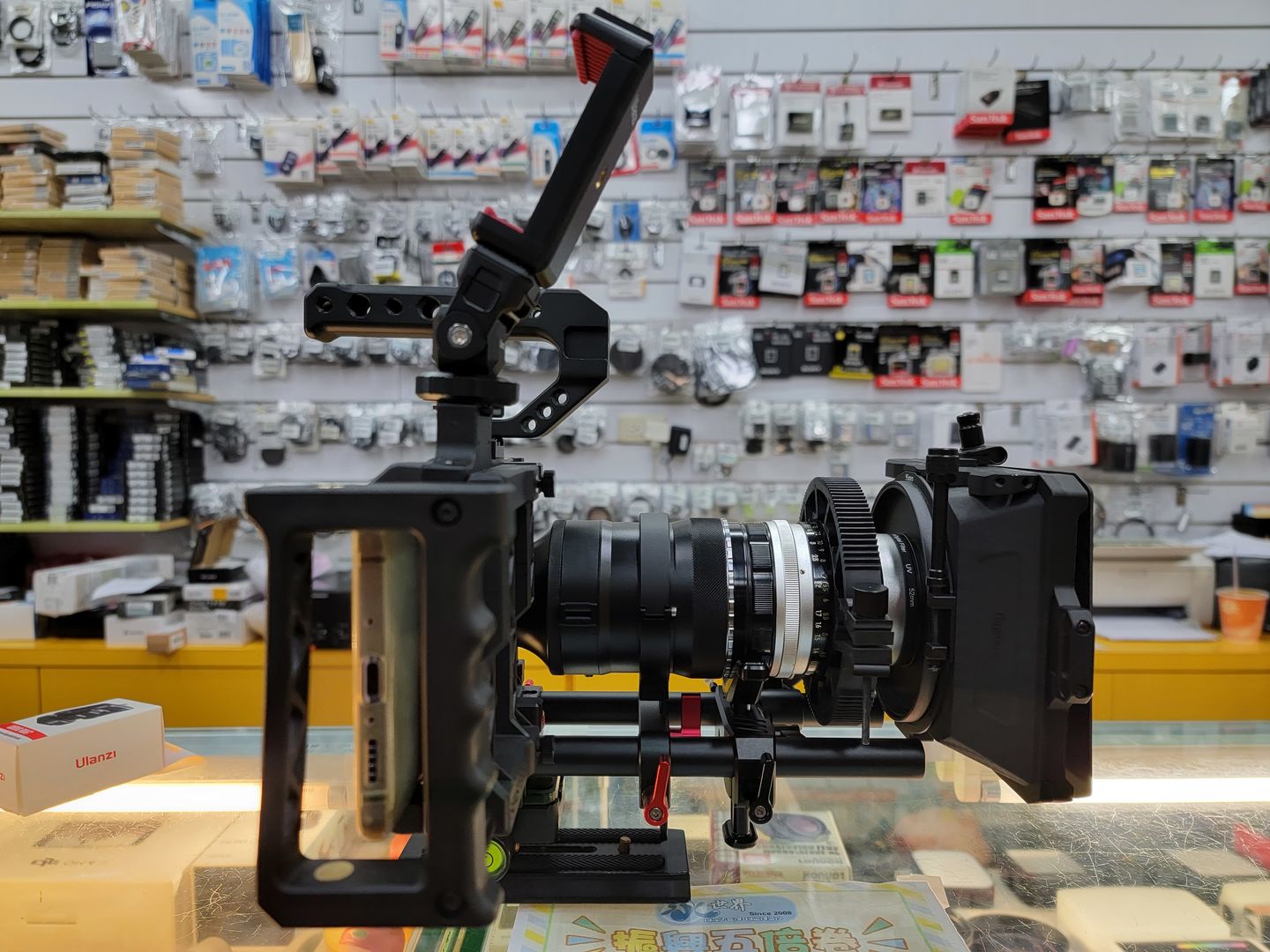 Customer photo review of BeastRail Support System for DOF Adapter