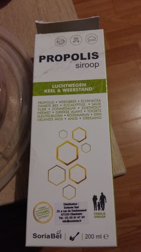 Customer photo review of SIROP DE PROPOLIS POUR LA TOUX (200Ml) - Adoucit la gorge et facilite la respiration