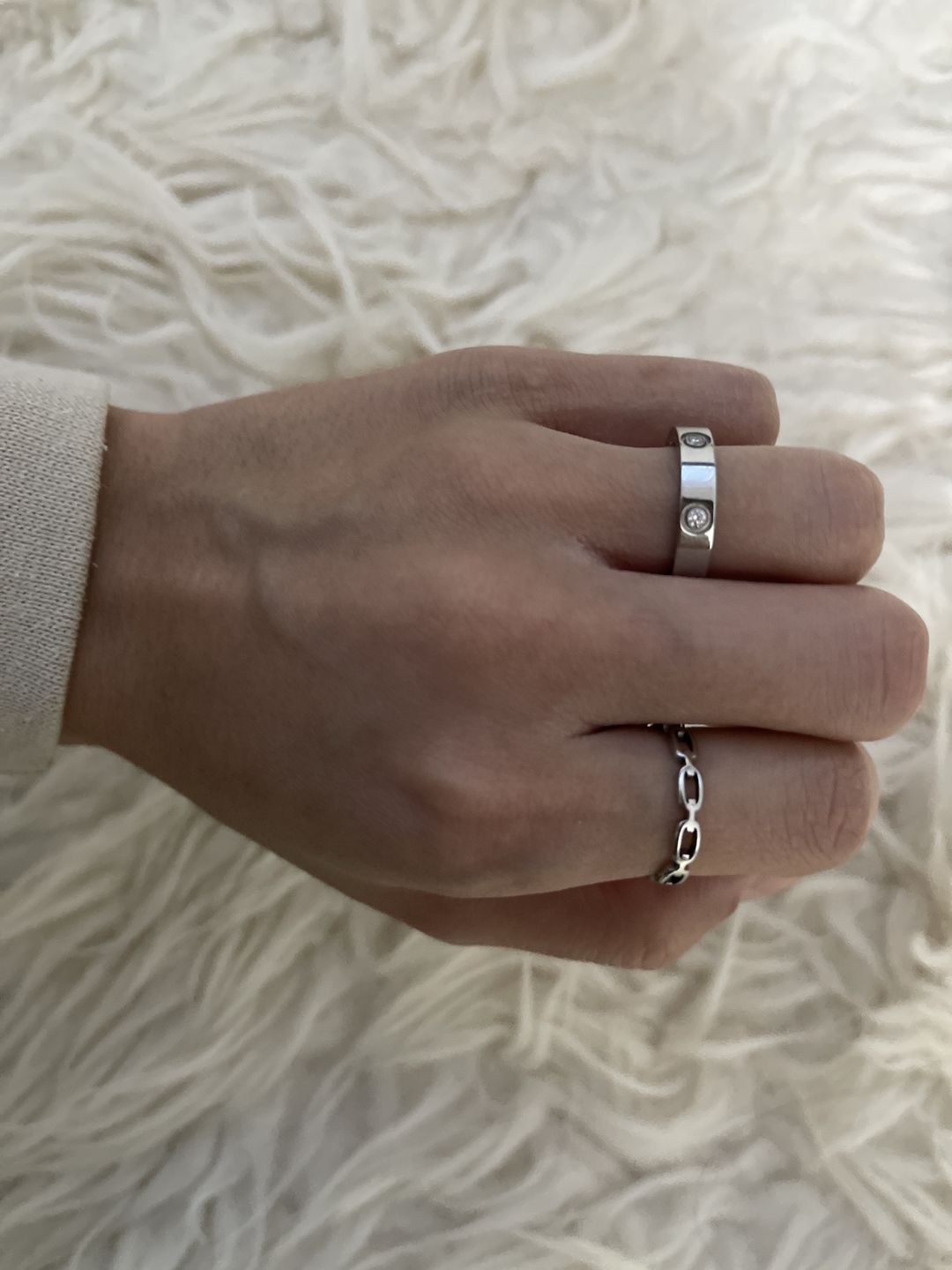 Customer photo review of Element Ring | 18K vergoldet