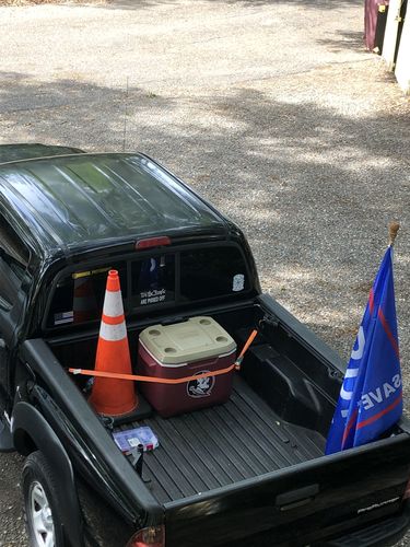 Customer photo review of Trump 2024 Save America Again Limited Edition 3 x 5 Flag