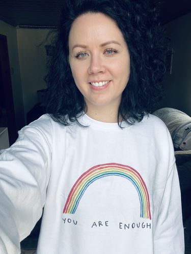 Customer photo review of You Are Enough (Rainbow)