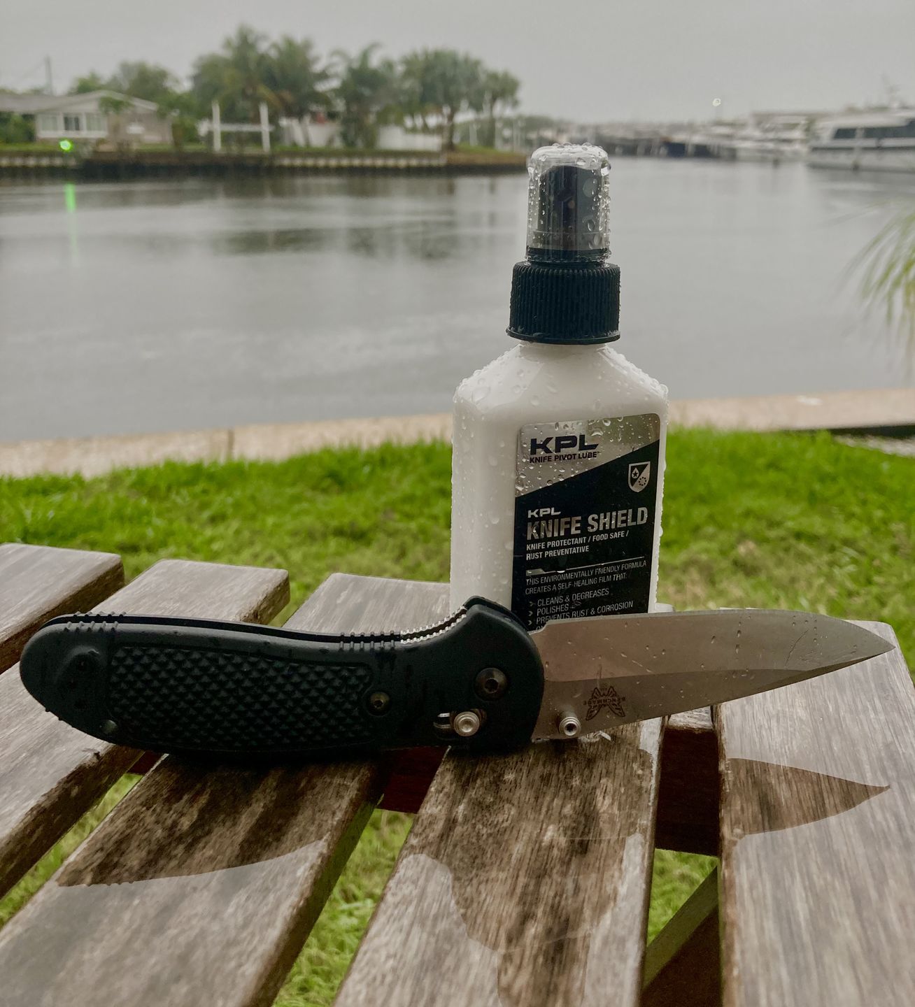 Customer photo review of Knife Shield - Corrosion Preventive Knife Cleaner