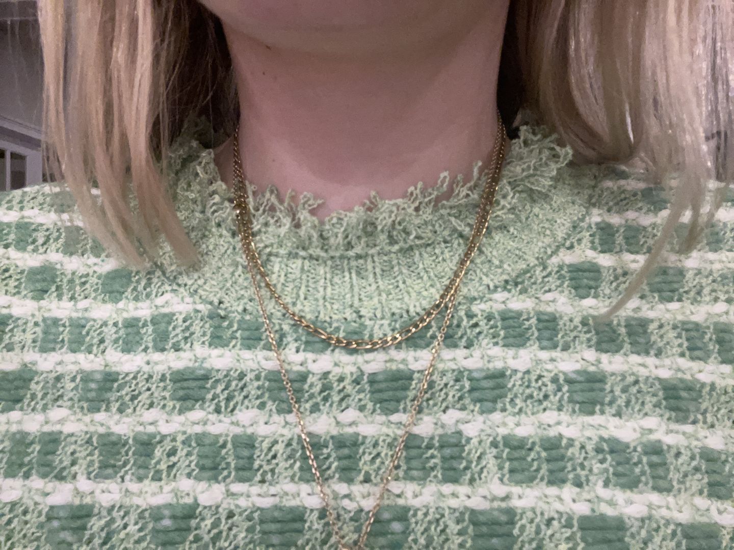 Customer photo review of Figaro chain 3mm