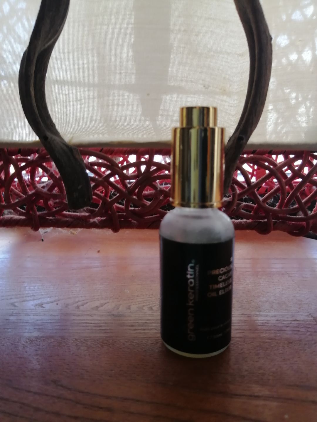 Customer photo review of Precious Cacay Timeless – Elixir Nourrissant pour le Visage