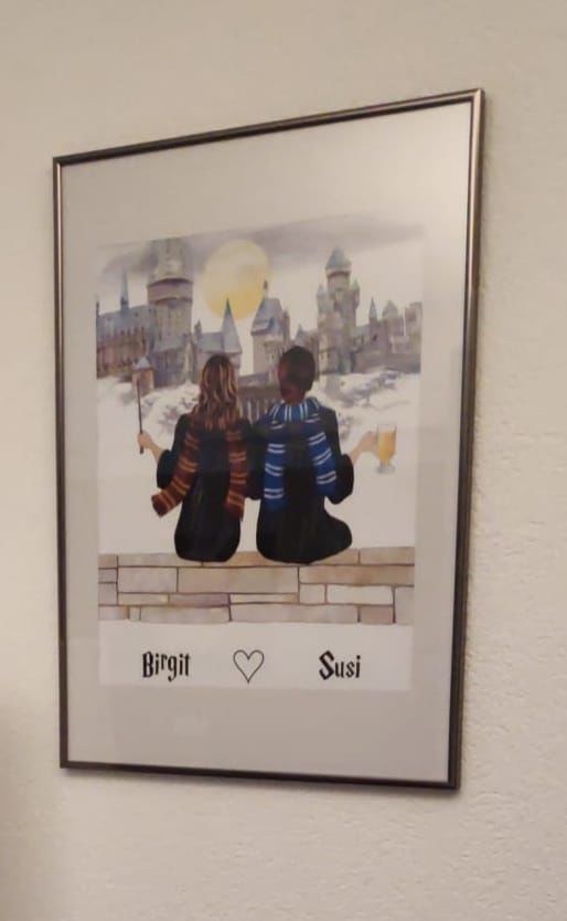 Customer photo review of Zauberinnen/Zauberer - Personalisiertes Poster