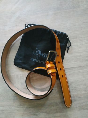 Customer photo review of Nouvelle ceinture de luxe en cuir véritable