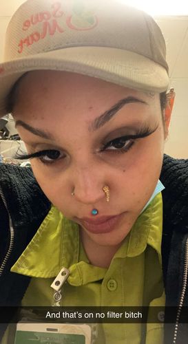 Customer photo review of Spikey Nose Stud