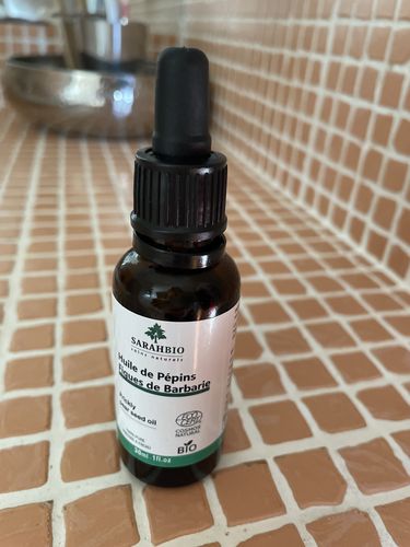 Customer photo review of Sarahbio - huile de pépins de figue de barbarie - 30 mL