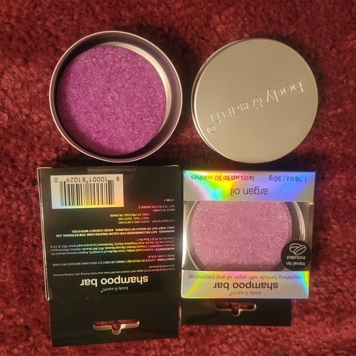 Customer photo review of Shampoo Bar Argan Oil