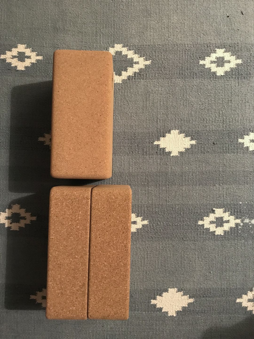 Customer photo review of Cork Yoga Brick