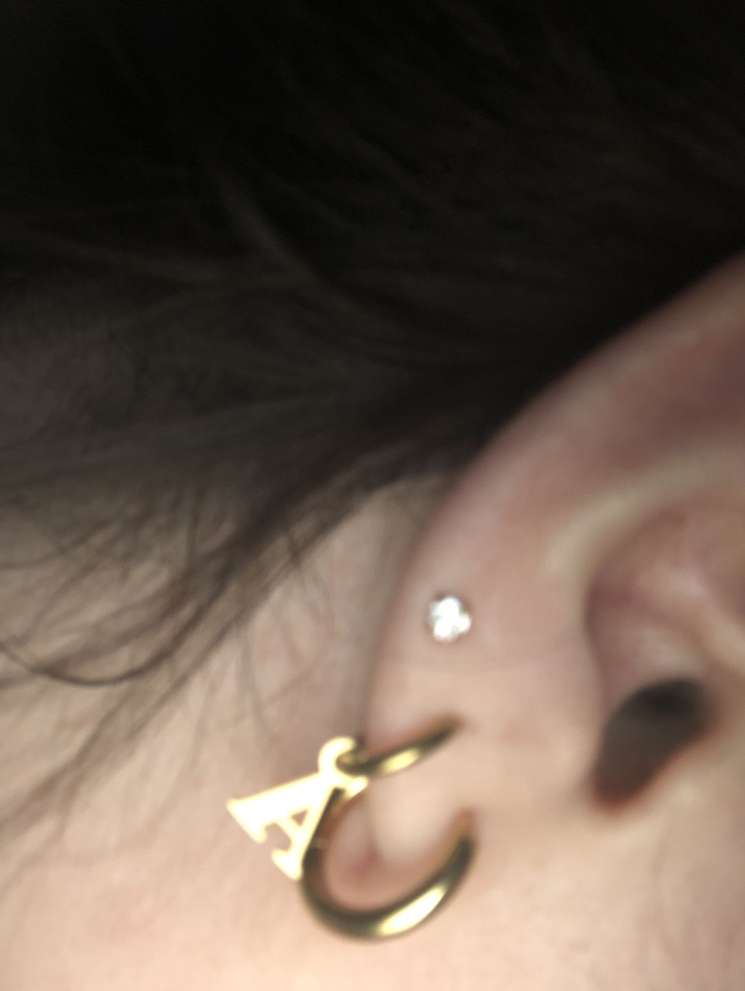 Customer photo review of Simple Ohrringe | 18K vergoldet