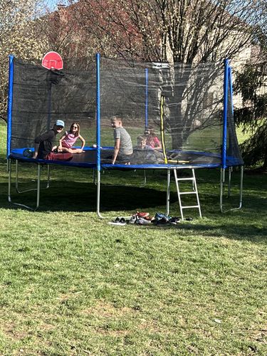 Customer photo review of Kangaroo Hoppers 15FT Round Kids Trampoline