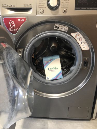 Customer photo review of Eco-Tiras de Detergente 40 lavados Natulim