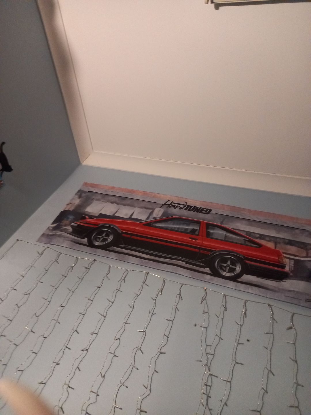 Customer photo review of Toyota AE86 Workshop Flag