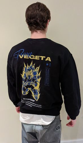 Customer photo review of Prince Vegeta - Graphic Sweatshirt