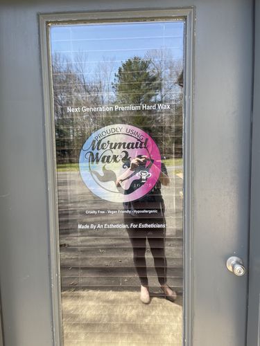 Customer photo review of Mermaid Wax Window Clings