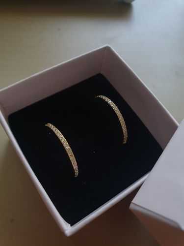 Customer photo review of Lou Ohrringe