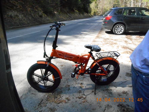 Customer photo review of [ Pre-sale ] Engwe EP-2 Pro 2022 Version 750W Folding Fat Tire Electric Bike 13Ah 35km/h 100km
