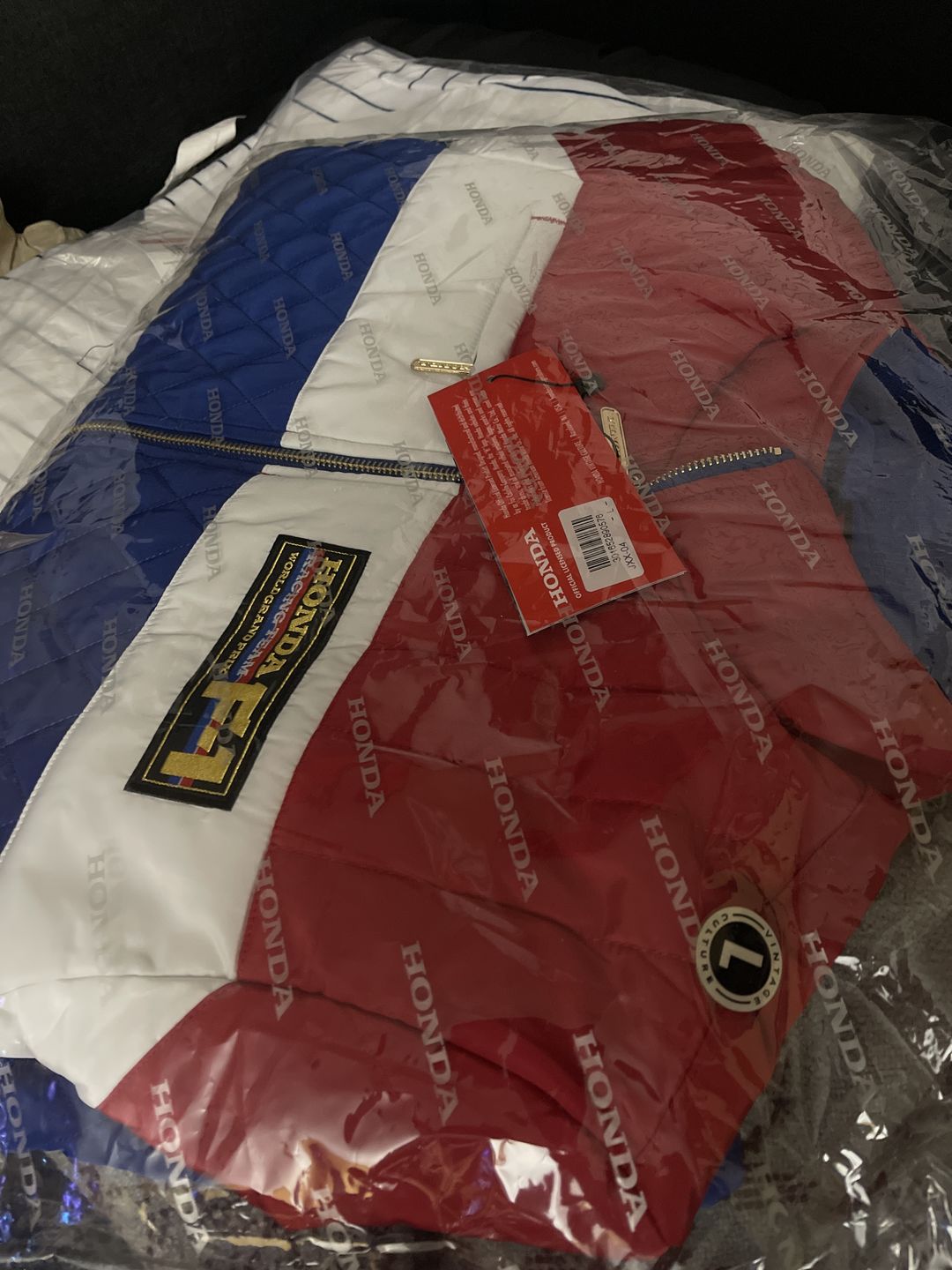Customer photo review of 1983 Honda Racing Team F1 Quilted Jacket