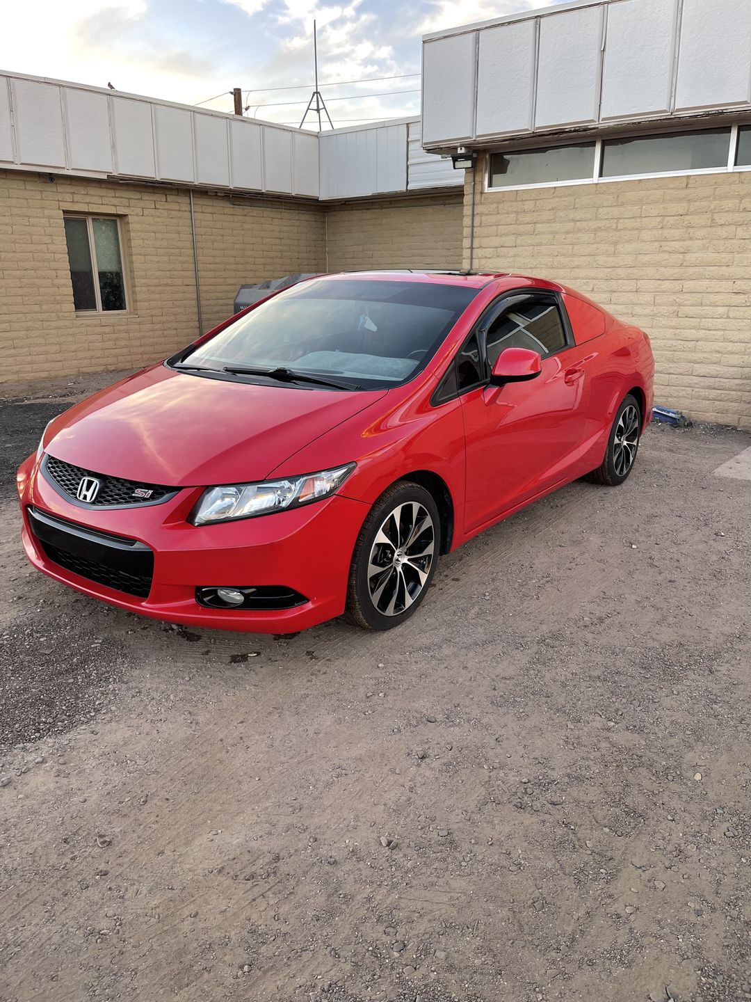 Customer photo review of 2012-15 Honda Civic Coupe Window Visors Wind Deflectors Rain Guards