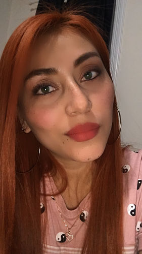 Customer photo review of Wildcat Green Prescription Colored Contact Lenses