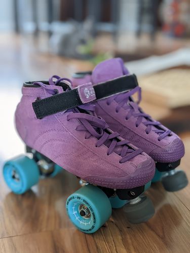 Customer photo review of Prostar Roller Skates - Purple