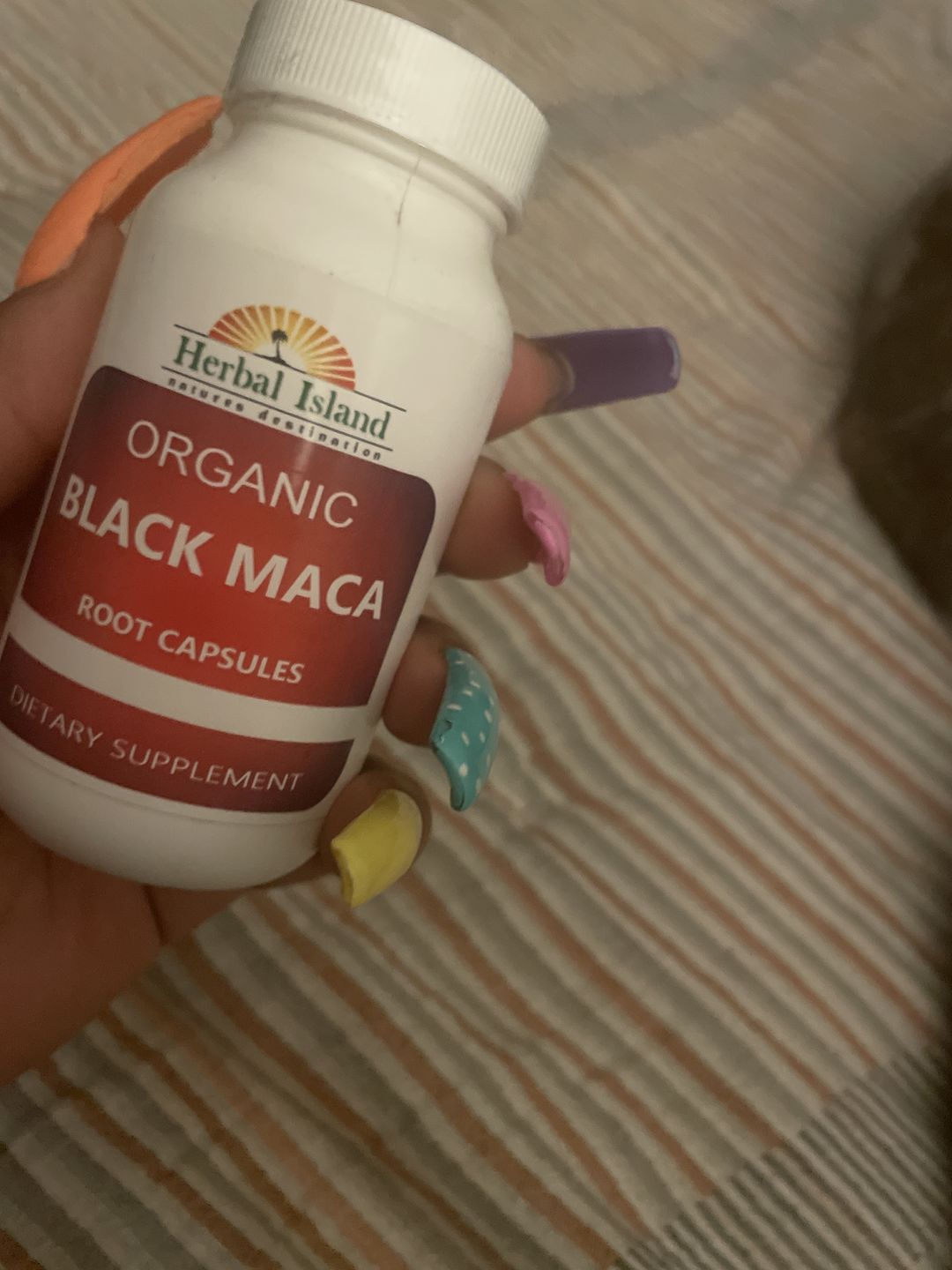 Customer photo review of Black Maca Root Capsules