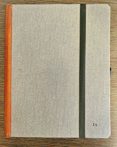 Customer photo review of Magic Keyboard Case | Leather Bound