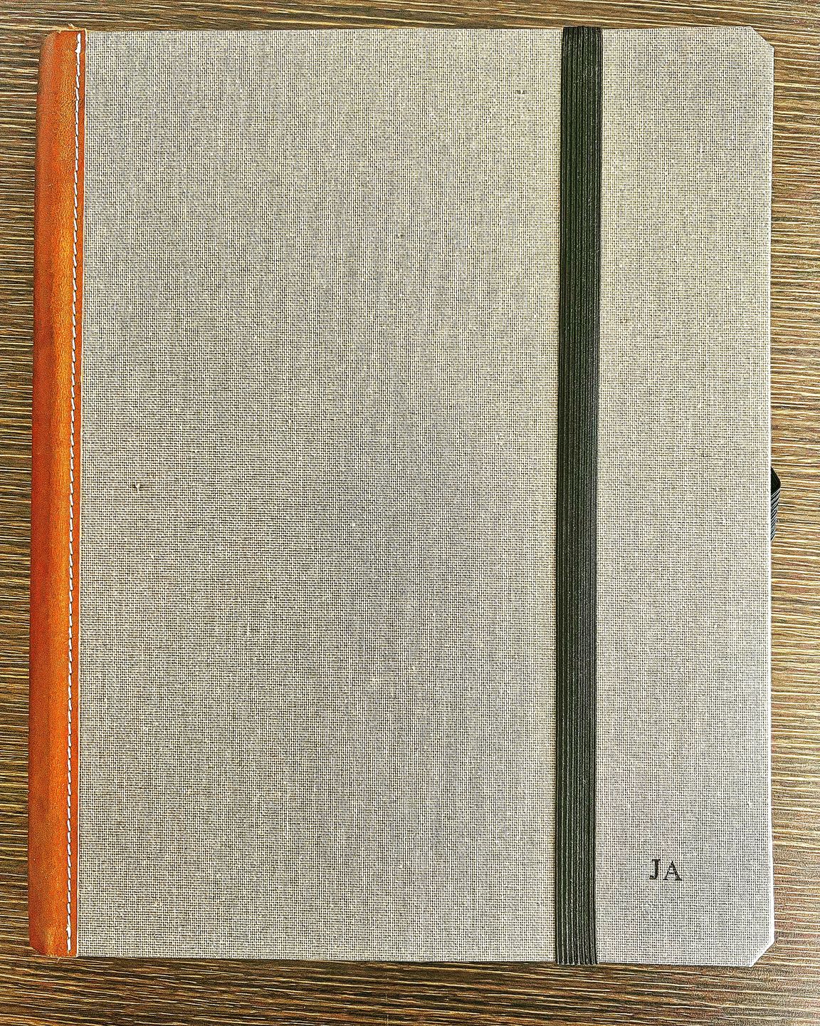 Customer photo review of Magic Keyboard Case | Leather Bound