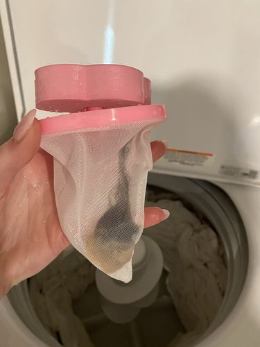Customer photo review of Laundry Pet Hair Catcher