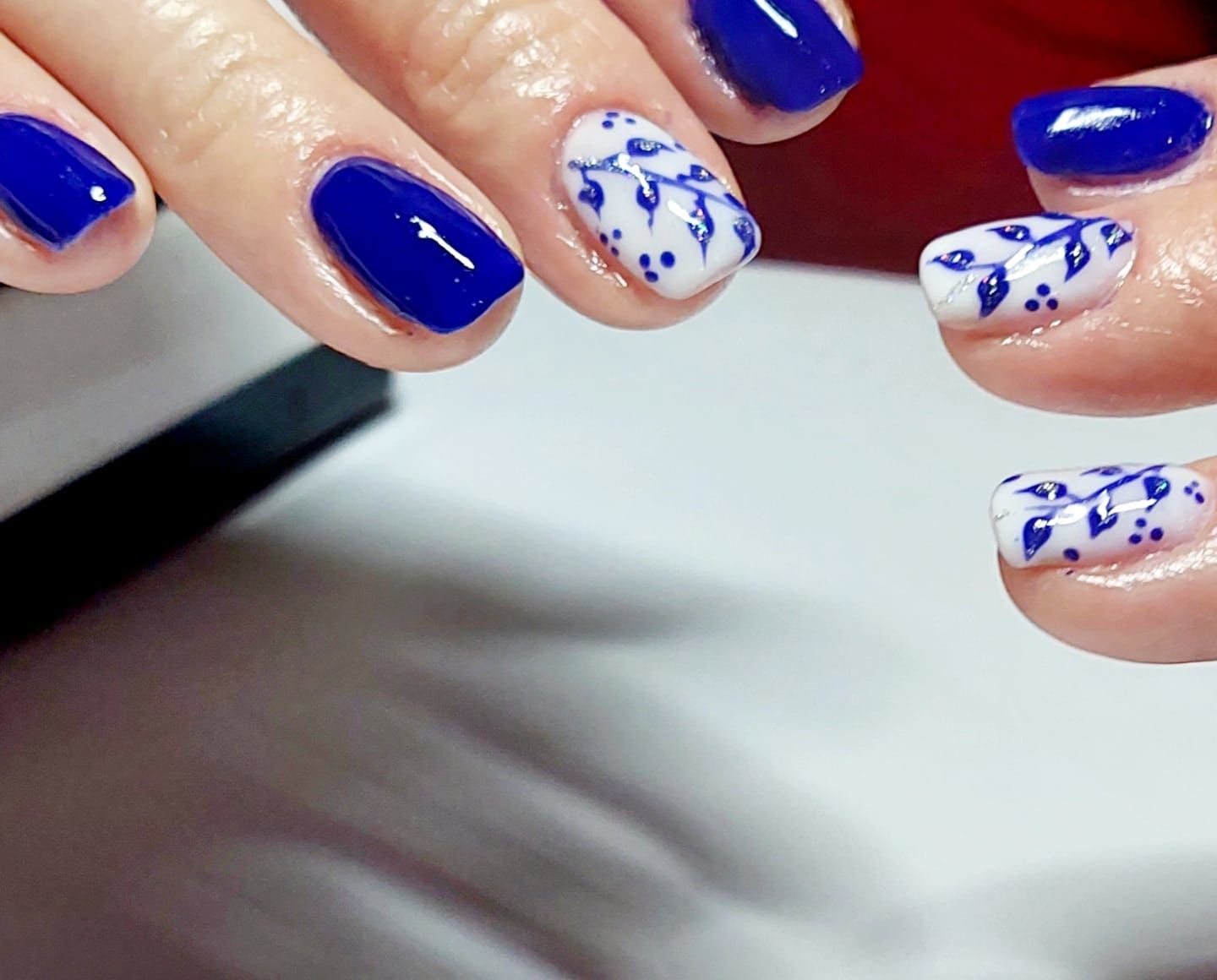 Customer photo review of Lac gel Studios Didier - Beach blue, 8ml